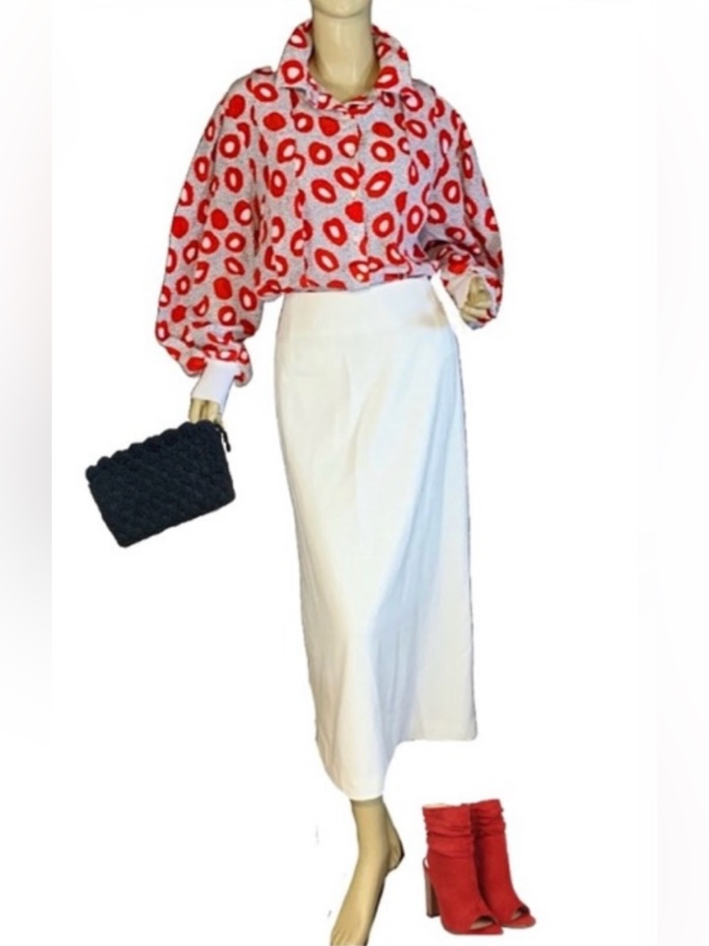 MONROE & MAIN WHITE MIDI SKIRT (16)